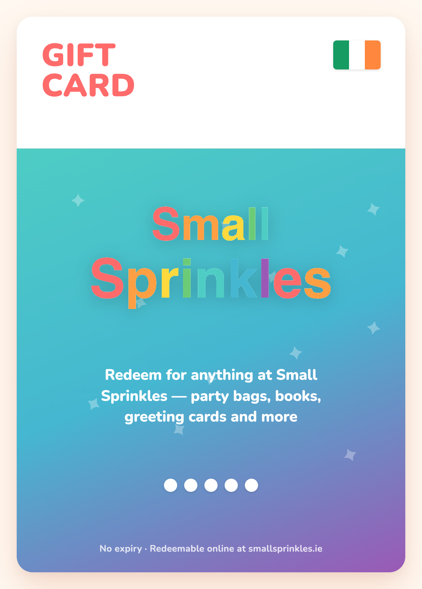 Small Sprinkles e-Gift Card