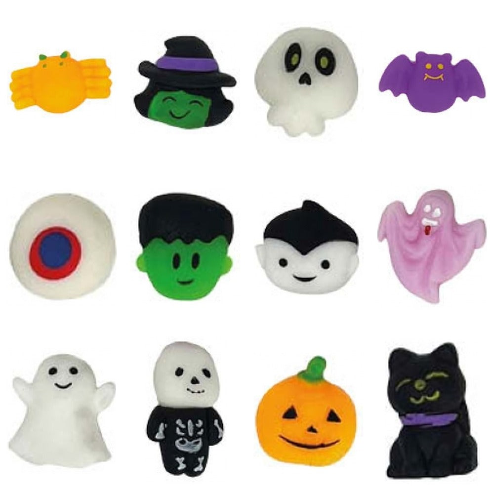 Halloween Mini Squishies 5cm — 12 assorted designs