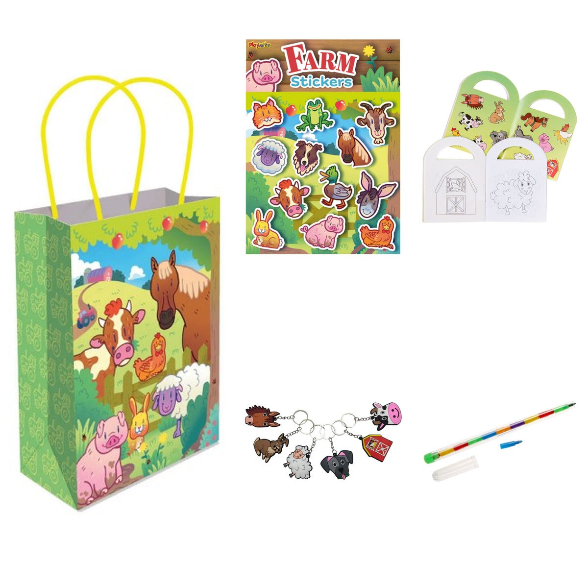 Single Farm Party Bag with Fillers
