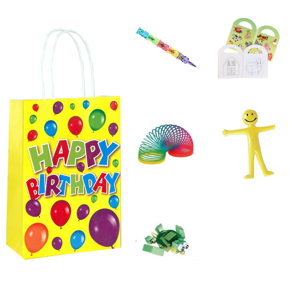 Single Happy Birthday Party Bag with Fillers