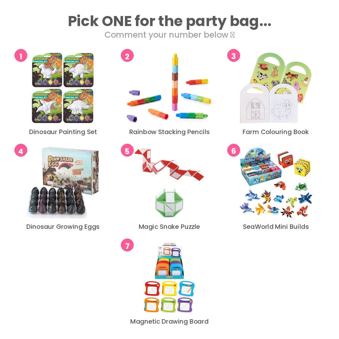 You Can Only Pick ONE for Your Party Bag
