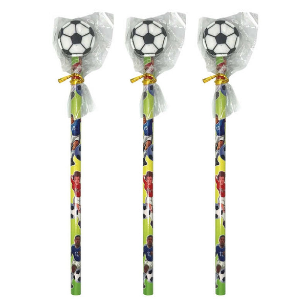 Football Pencil with Eraser Topper