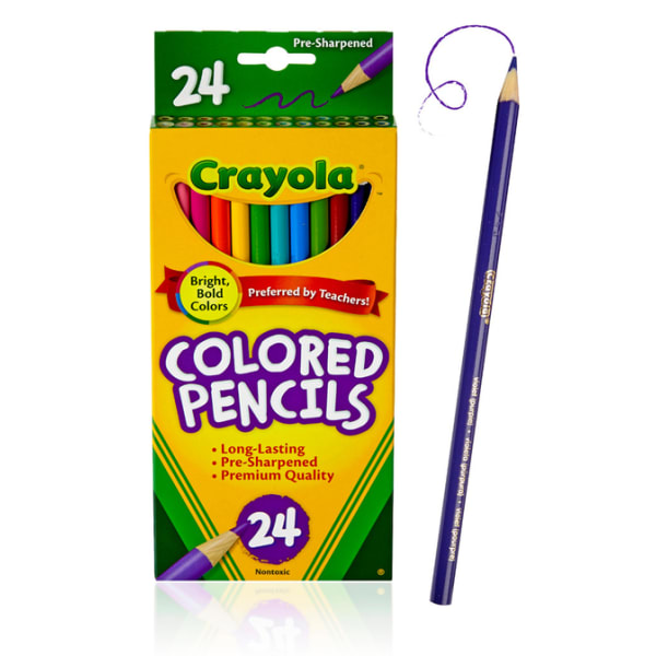 Crayola Coloured Eco Pencils 24pk