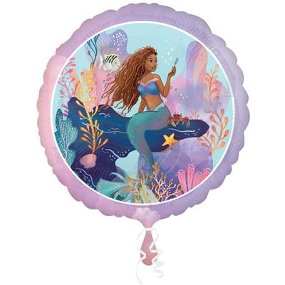 Foil Balloon 18" Round — The Little Mermaid
