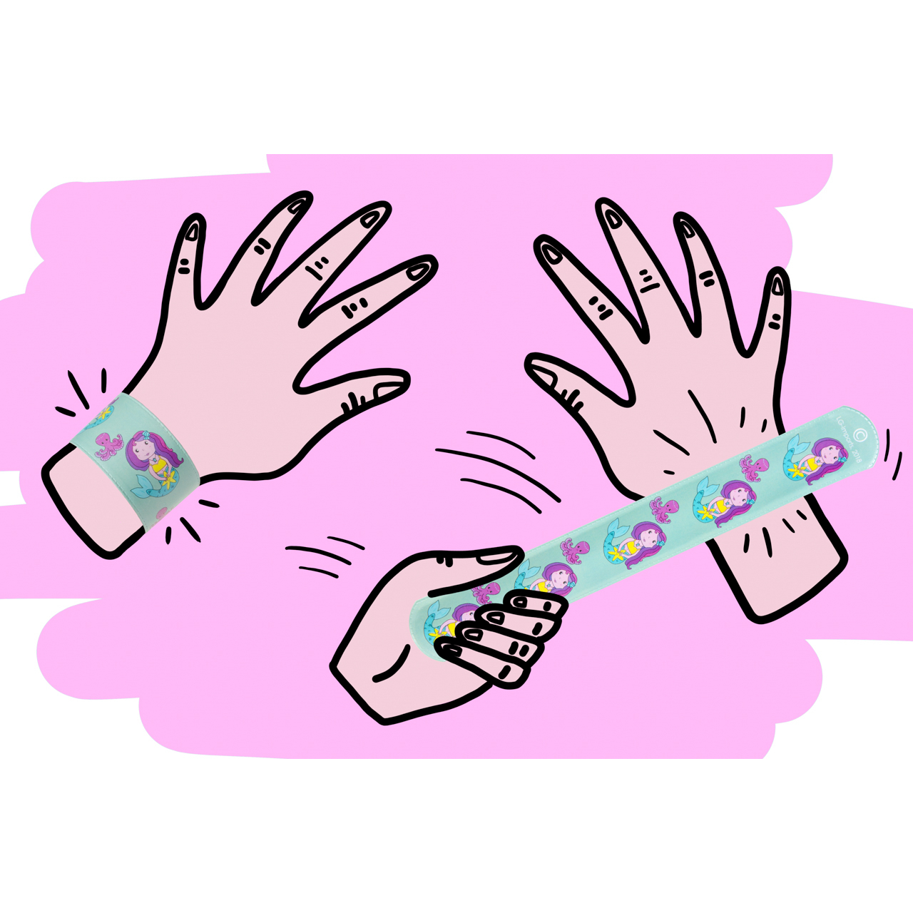 Slap Bracelet — Mermaid