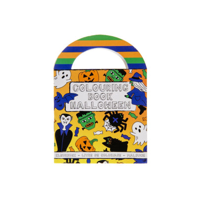 Halloween Colouring Book with Stickers