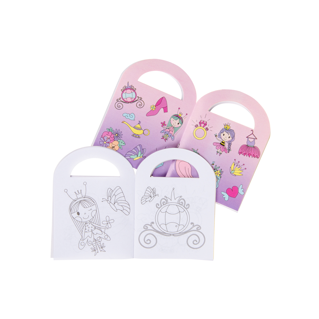 Colouring Book with Stickers — Princess