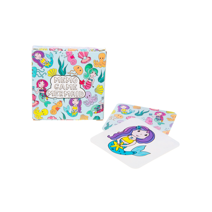 Mini Memo Game 28 Cards — Mermaid