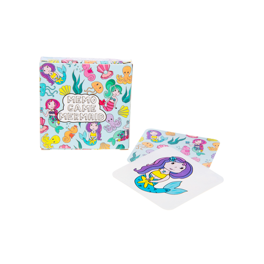 Mini Memo Game 28 Cards — Mermaid