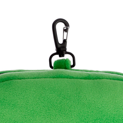 Relaxeazzz Minecraft Creeper Shaped Plush Travel Pillow & Eye Mask