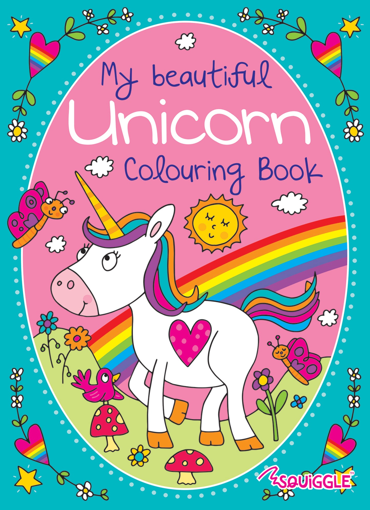 Unicorn & Mermaid Colouring Book