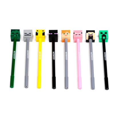 Minecraft Fine Tip Pen with Silicone Topper 8 Piece Set