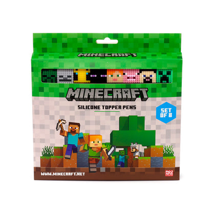 Minecraft Fine Tip Pen with Silicone Topper 8 Piece Set