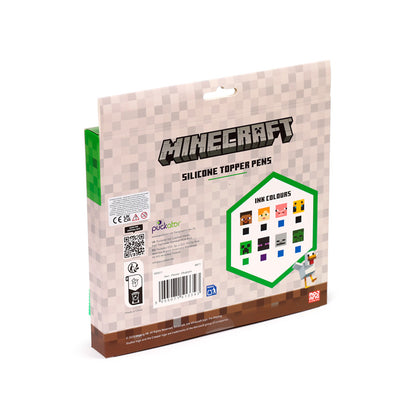 Minecraft Fine Tip Pen with Silicone Topper 8 Piece Set