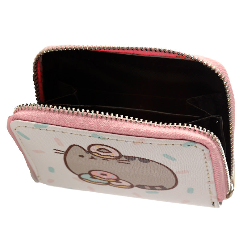 Pusheen Foodie Cat Zip Around Small Wallet Purse