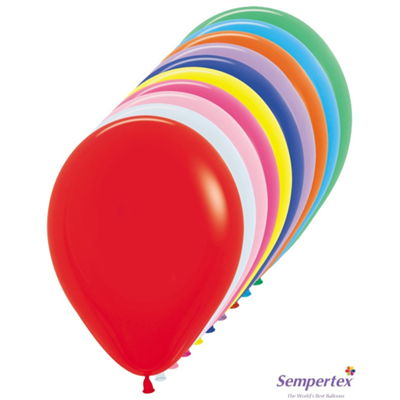 Latex Balloons — Fashion Assorted (Pack of 50)