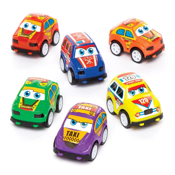Mini Pull Back Racers — Assorted Designs