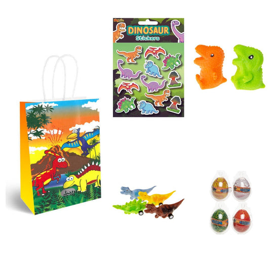 Single Dinosaur Party Bag with Fillers
