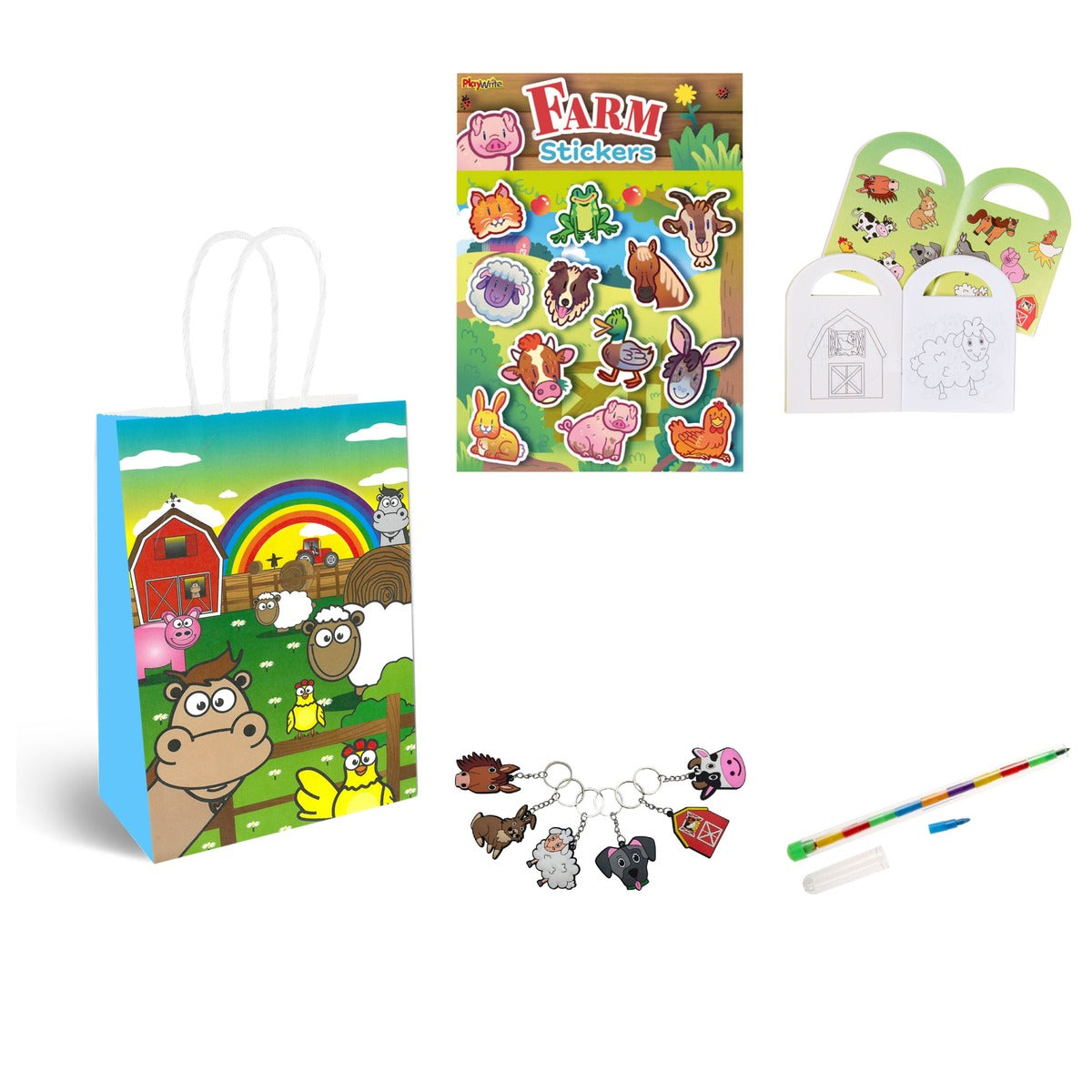 Single Farmyard Party Bag with Fillers