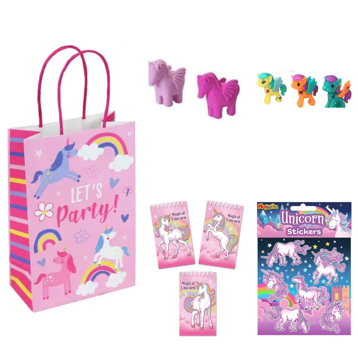 Single Magic Unicorn Party Bag with Fillers