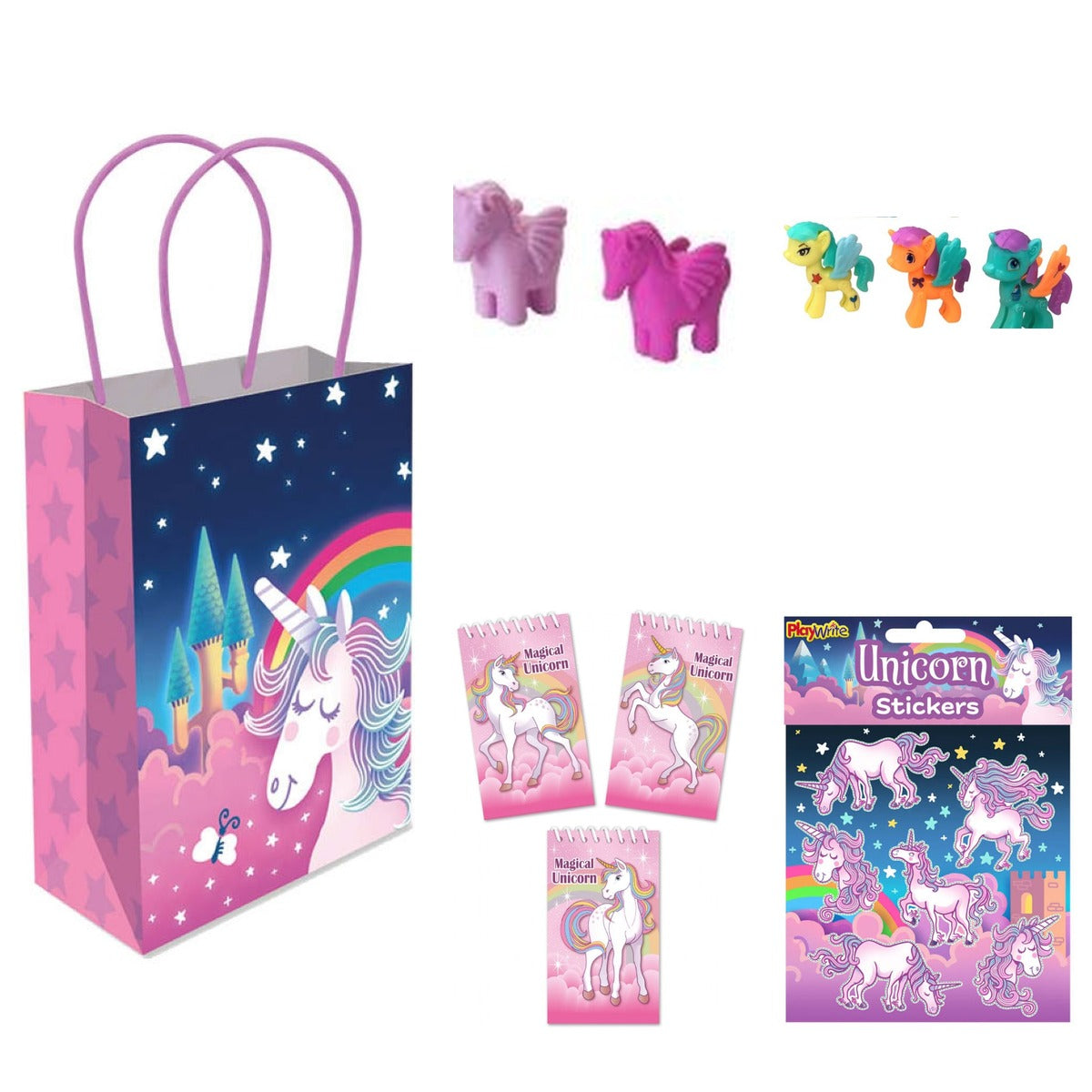 Single Unicorn Party Bag with Fillers